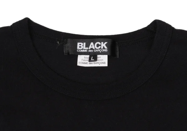 BLACK COMME des GARCONS Faded Logo Print Top K-171103_003