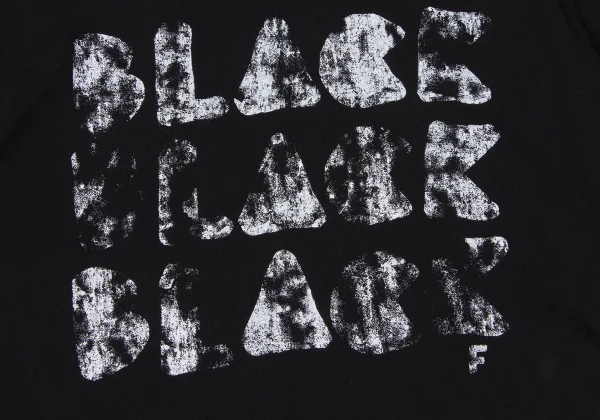 BLACK COMME des GARCONS Faded Logo Print Top K-171103_004