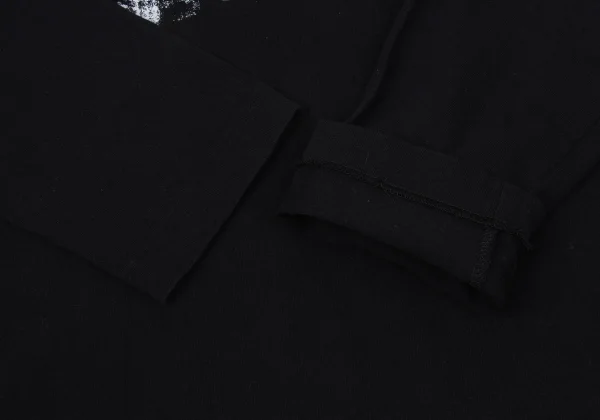 BLACK COMME des GARCONS Faded Logo Print Top K-171103_006