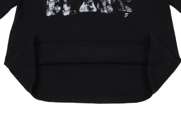 BLACK COMME des GARCONS Faded Logo Print Top K-171103_008