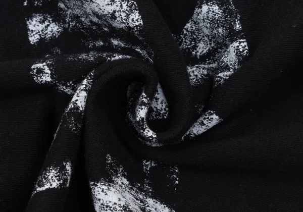 BLACK COMME des GARCONS Faded Logo Print Top K-171103_010