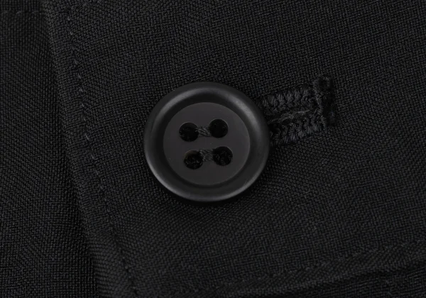BLACK COMME des GARCONS Poly Hem Zip Design Shorts K-171104_003