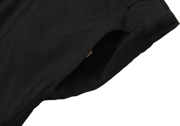 BLACK COMME des GARCONS Poly Hem Zip Design Shorts K-171104_004