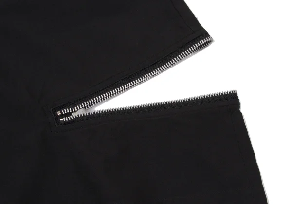 BLACK COMME des GARCONS Poly Hem Zip Design Shorts K-171104_008