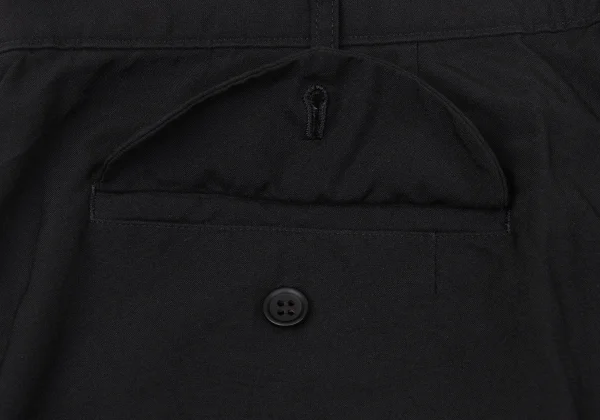 BLACK COMME des GARCONS Poly Hem Zip Design Shorts K-171104_011