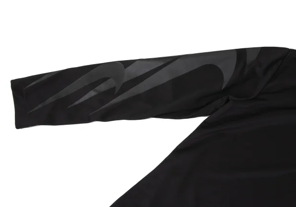 BLACK COMME des GARCONS×NIKE Logo Print Jersey Top K-171105_004