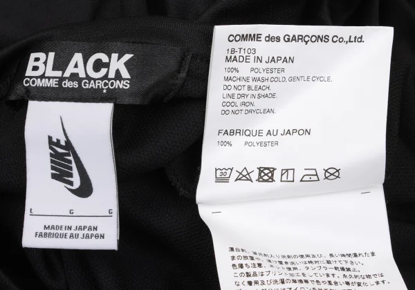 BLACK COMME des GARCONS×NIKE Logo Print Jersey Top K-171105_012
