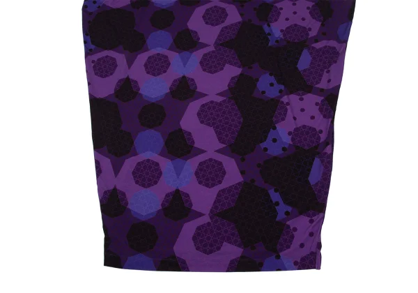 ISSEY MIYAKE Geometric Print Asymmetry Dress K-171107_006