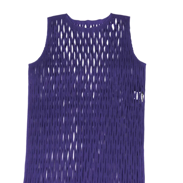 ISSEY MIYAKE Pleated Cutting Design Fringe Dress K-171108_003