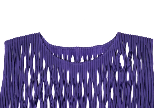 ISSEY MIYAKE Pleated Cutting Design Fringe Dress K-171108_004