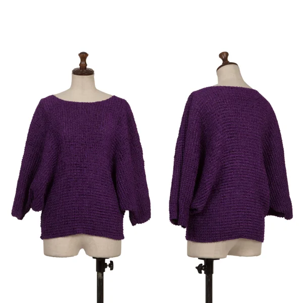 ISSEY MIYAKE me Pleats Pile Top Purple F K-171112_001