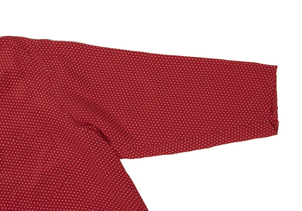 MARGARET HOWELL Silk Dot Print Open-collar Shirt K-171116_008