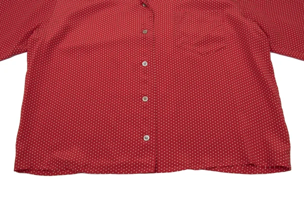 MARGARET HOWELL Silk Dot Print Open-collar Shirt K-171116_010