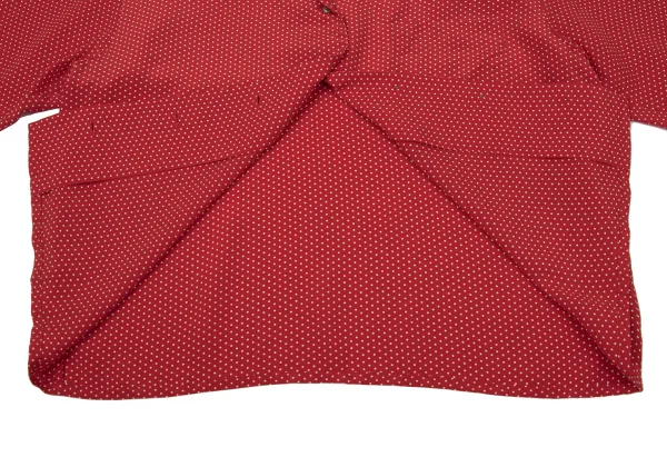 MARGARET HOWELL Silk Dot Print Open-collar Shirt K-171116_011