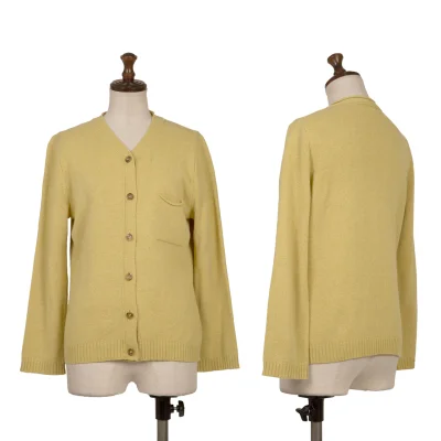 MARGARET HOWELL Wool Cotton Knit Cardigan