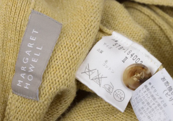 MARGARET HOWELL Wool Cotton Knit Cardigan K-171118_014