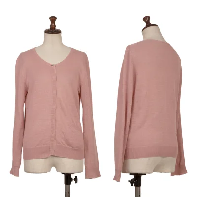 MARGARET HOWELL Linen Cotton Knit Cardigan