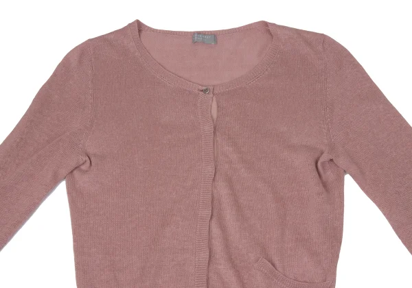 MARGARET HOWELL Linen Cotton Knit Cardigan K-171119_003