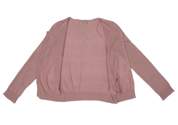 MARGARET HOWELL Linen Cotton Knit Cardigan K-171119_014