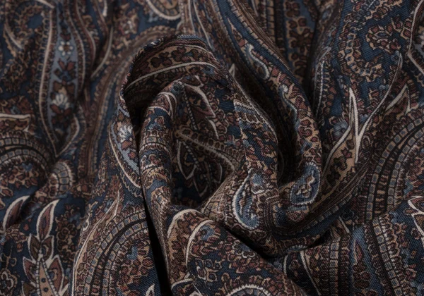 MARGARET HOWELL Wool Paisley Pleated Skirt K-171120_013