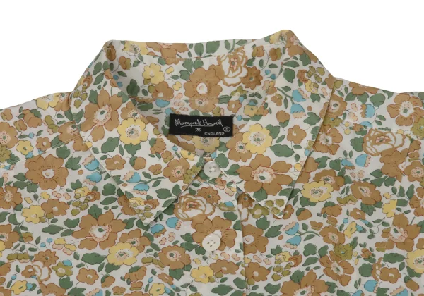 MARGARET HOWELL Cotton Floral Print Pullover Short-sleeved Dress K-171121_004
