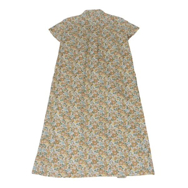 MARGARET HOWELL Cotton Floral Print Pullover Short-sleeved Dress K-171121_009