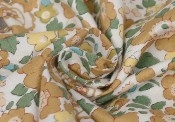 MARGARET HOWELL Cotton Floral Print Pullover Short-sleeved Dress K-171121_012