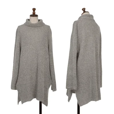 yoshie inaba Wool Blend Turtleneck Glitter Knit Sweater