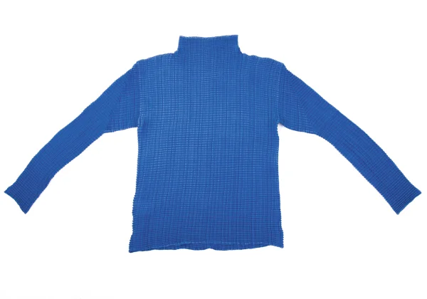ISSEY MIYAKE Stretch Pleated Turtleneck T Shirt K-171126_010