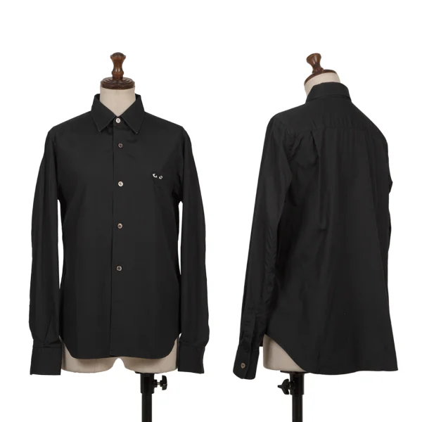 PLAY COMME des GARCONS Heart Patch Basic Shirt Black M K-171128_001
