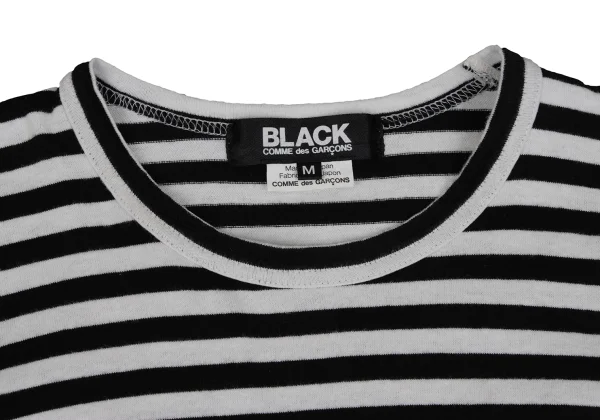 BLACK COMME des GARCONS Striped Long Sleeve Top K-171129_005