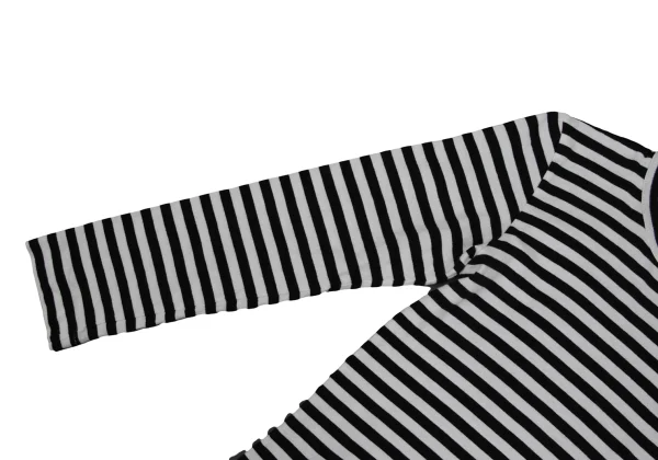 BLACK COMME des GARCONS Striped Long Sleeve Top K-171129_006