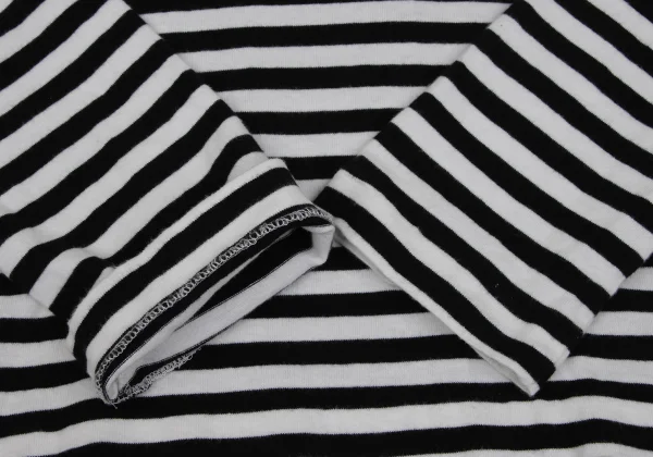 BLACK COMME des GARCONS Striped Long Sleeve Top K-171129_007