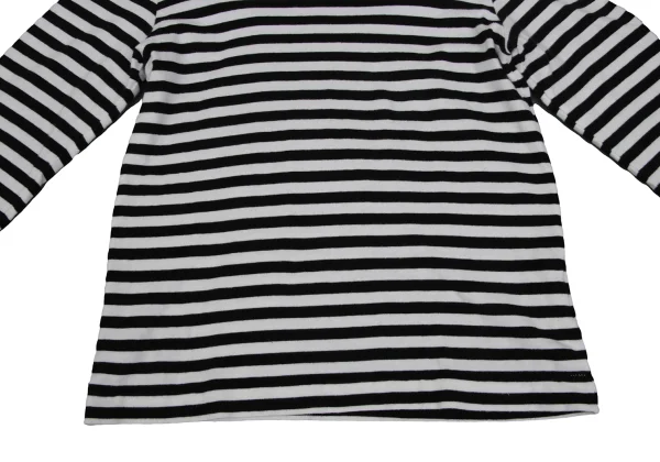 BLACK COMME des GARCONS Striped Long Sleeve Top K-171129_008