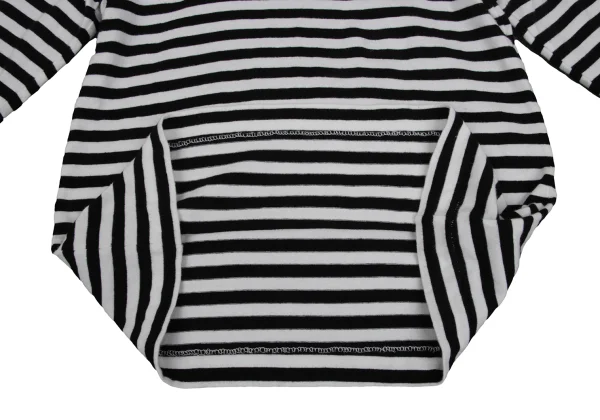 BLACK COMME des GARCONS Striped Long Sleeve Top K-171129_009