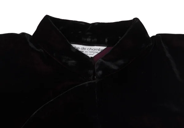 robe de chambre COMME des GARCONS Velour Dolman Chinese Shirt K-171130_004