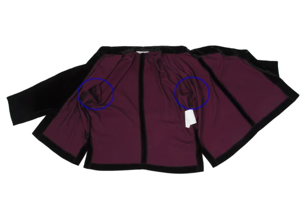 robe de chambre COMME des GARCONS Velour Dolman Chinese Shirt K-171130_010