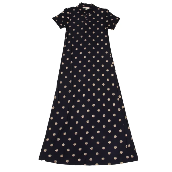 robe de chambre COMME des GARCONS Rayon Reverse Printed Dot Short Sleeved Dress K-171134_002