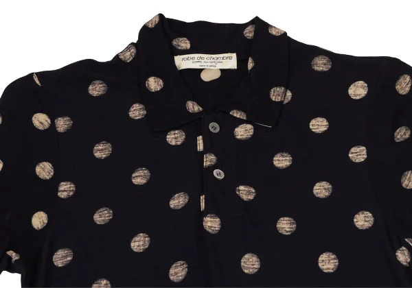 robe de chambre COMME des GARCONS Rayon Reverse Printed Dot Short Sleeved Dress K-171134_003