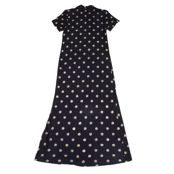 robe de chambre COMME des GARCONS Rayon Reverse Printed Dot Short Sleeved Dress K-171134_013