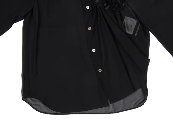 tricot COMME des GARCONS Floral Corsage Sheer Shirt K-171137_008