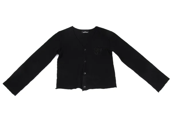 tricot COMME des GARCONS Emblem Embroidery Knit Cardigan K-171138_002