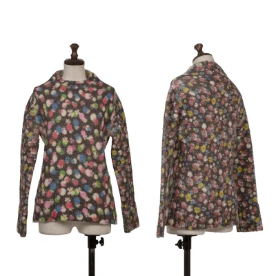 tricot COMME des GARCONS Floral Printed Knit Sweater
