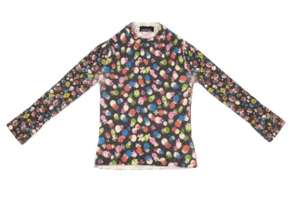 tricot COMME des GARCONS Floral Printed Knit Sweater K-171140_002