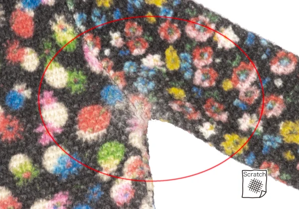 tricot COMME des GARCONS Floral Printed Knit Sweater K-171140_004