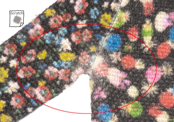 tricot COMME des GARCONS Floral Printed Knit Sweater K-171140_005