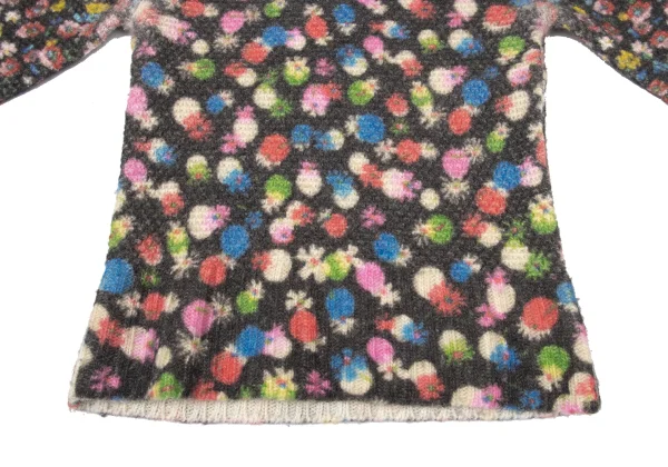 tricot COMME des GARCONS Floral Printed Knit Sweater K-171140_009