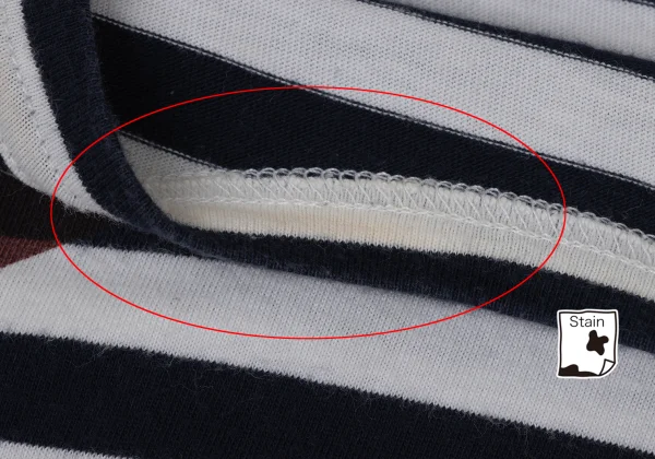 COMME des GARCONS Logo Print Striped T Shirt K-171144_005