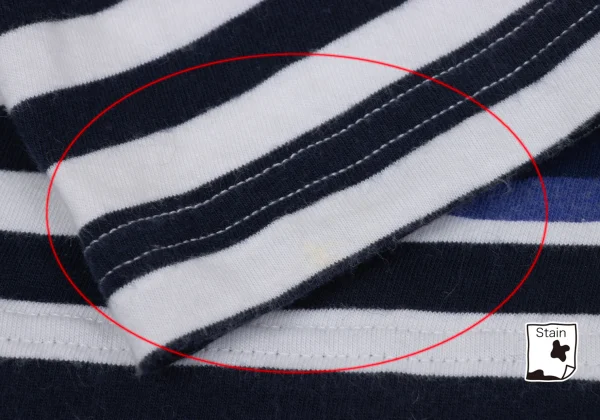 COMME des GARCONS Logo Print Striped T Shirt K-171144_009