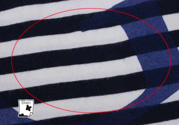 COMME des GARCONS Logo Print Striped T Shirt K-171144_011